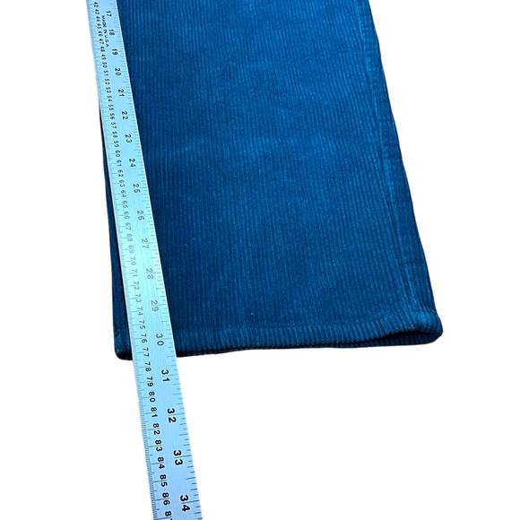 EMPYRE ‘Tori’ Women’s 5 Pocket Teal Cordoroy Skate Pants Loose Fit US Sz 12 - Picture 9 of 11